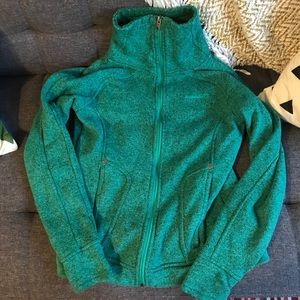 Green Avalanche Fleece Zip Up!